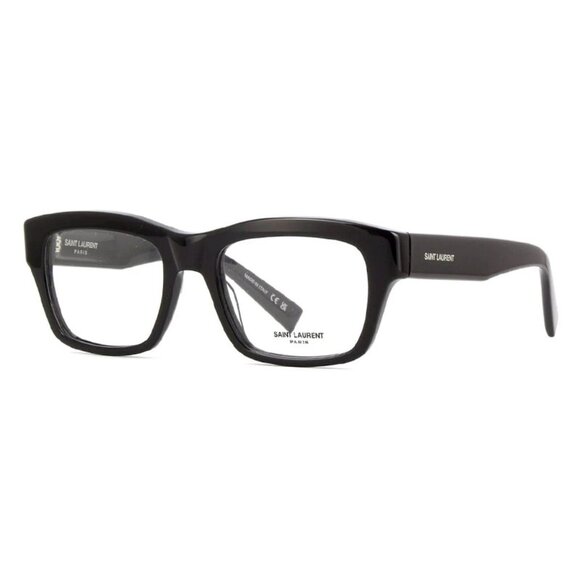 NEW SAINT LAURENT SQUARE EYEGLASSES SL616 001 BLACK MEN SL 616 001 EYEWEAR - Picture 1 of 3